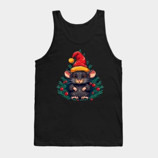 Rat Christmas Tank Top